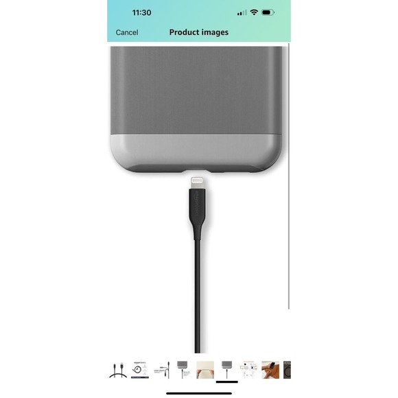Amazon Basics 2-Pack USB-A to Lightning ABS Charger Cable, MFi Certified Charger - Picture 6 of 11